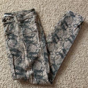 CAbi Style # 958 Diamondback Snakeskin Skinny